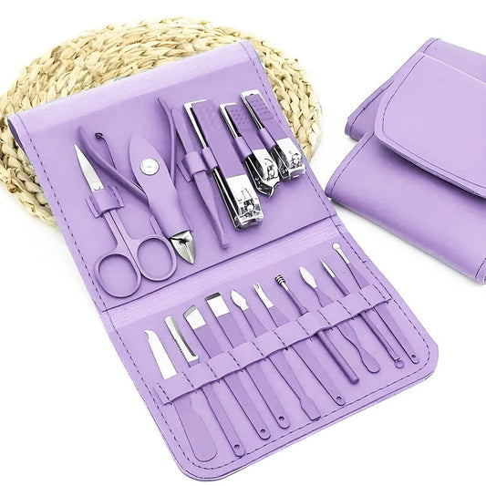 Portable 16pcs Manicure Kit