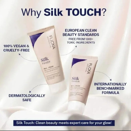 Flicka Silk Touch Milk Cream | Moisturizer & Primer | Instant Glow