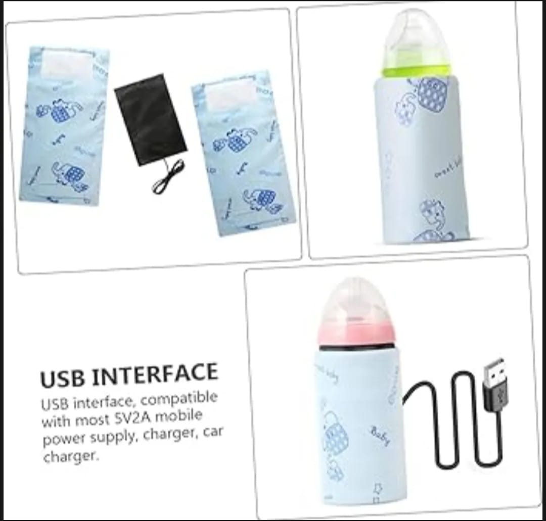 Portable Baby Milk Bottle Warmer | بچوں کی دودھ کی بوتل گرم رکھنے والا کور
